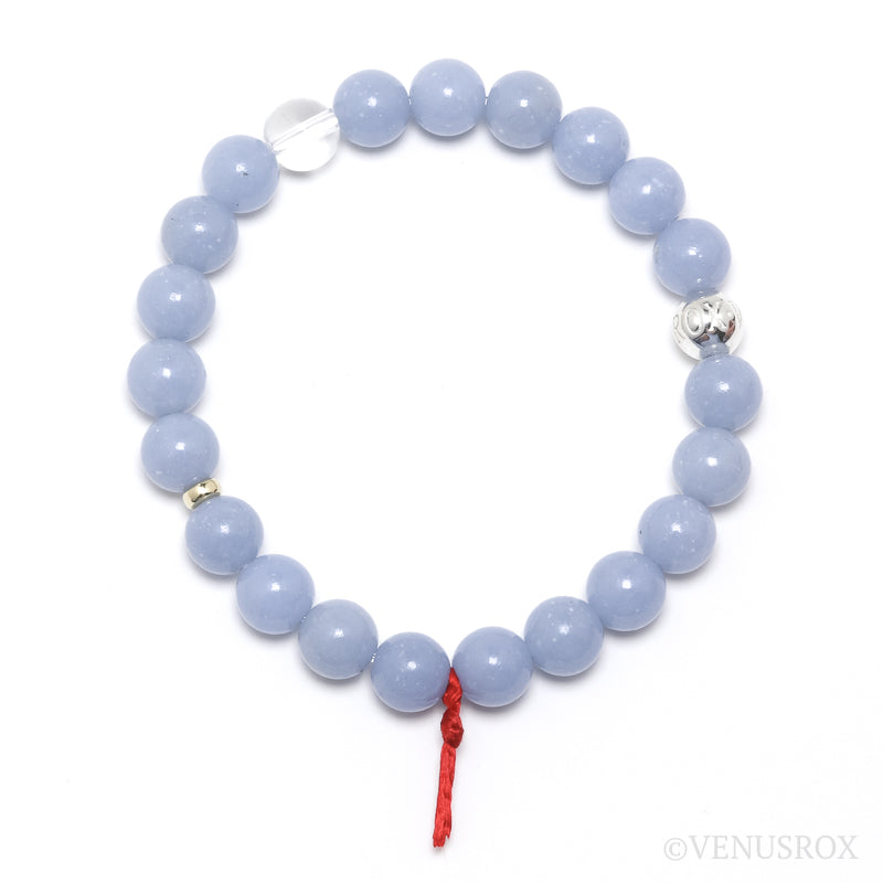 Angelite Bead Bracelet from Peru | Venusrox