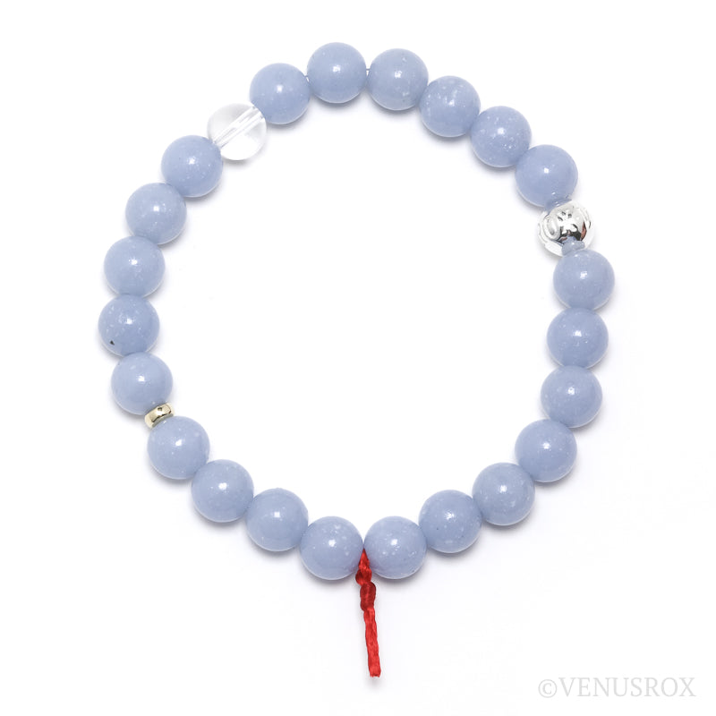 Angelite Bead Bracelet from Peru | Venusrox