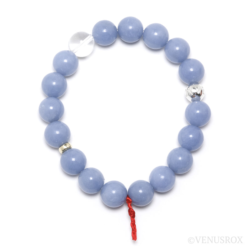 Angelite Bead Bracelet from Peru | Venusrox