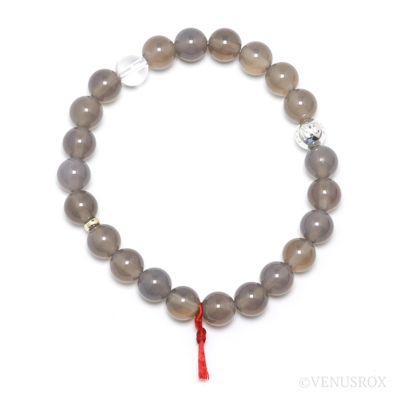 Grey Agate Bracelet from Brazil | Venusrox