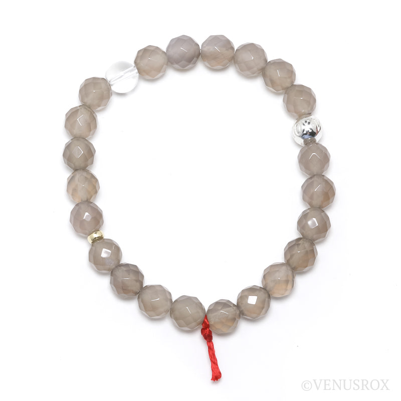 Grey Agate Bracelet from Brazil | Venusrox