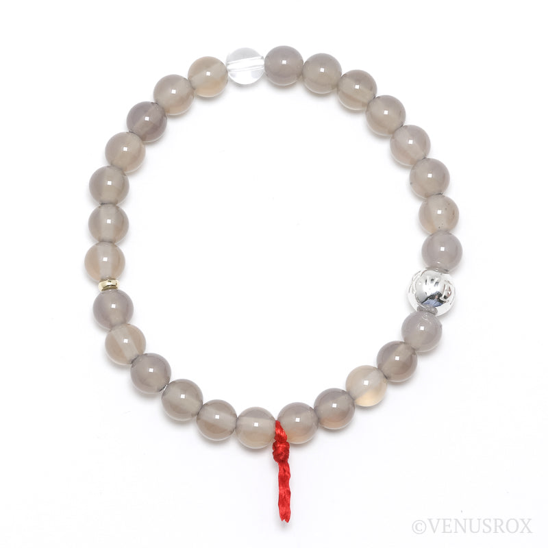 Grey Agate Bracelet from Brazil | Venusrox