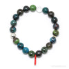 Chrysocolla with Malachite and Cuprite Bracelet from Peru | Venusrox