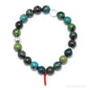 Chrysocolla with Malachite and Cuprite Bracelet from Peru | Venusrox