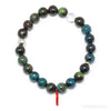 Chrysocolla with Malachite and Cuprite Bracelet from Peru | Venusrox