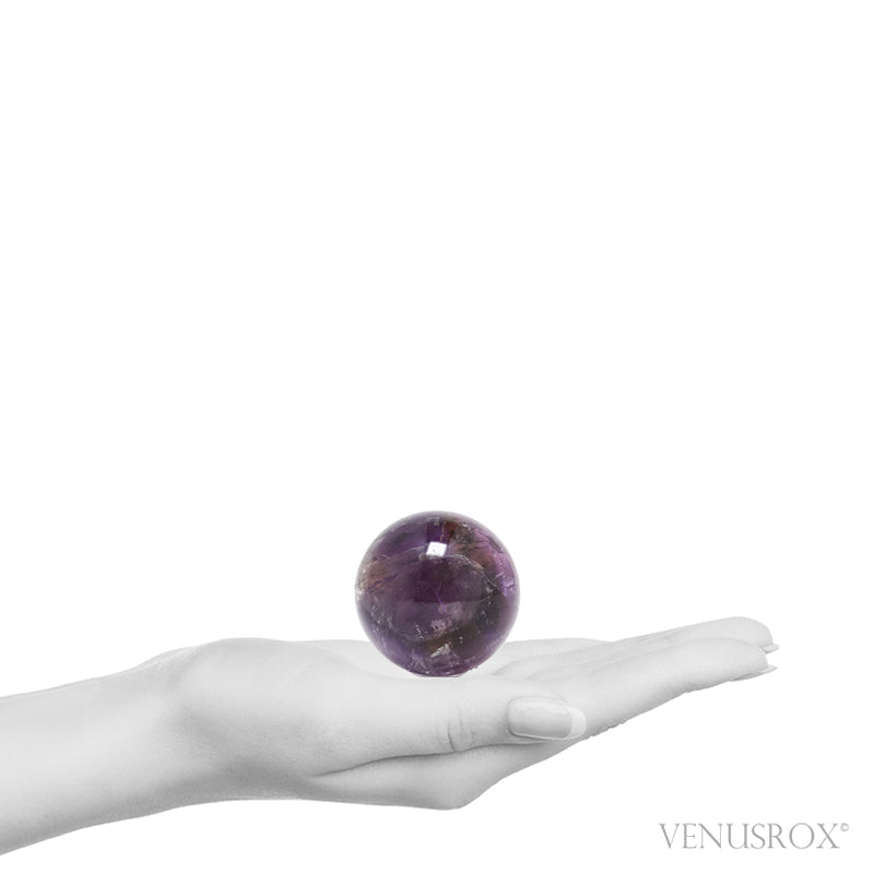Amethyst Phantom Polished Sphere from Brazil | Venusrox