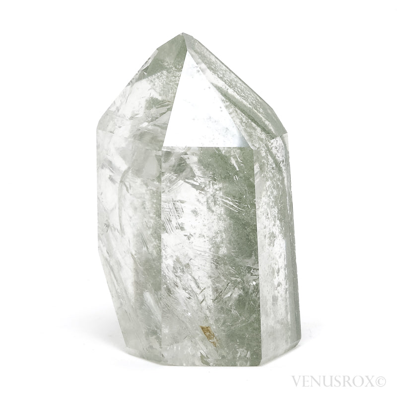 Chlorite Phantom Quartz Polished Point from Brazil | Venusrox