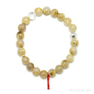 Golden Rutilated Quartz Bracelet from Brazil | Venusrox
