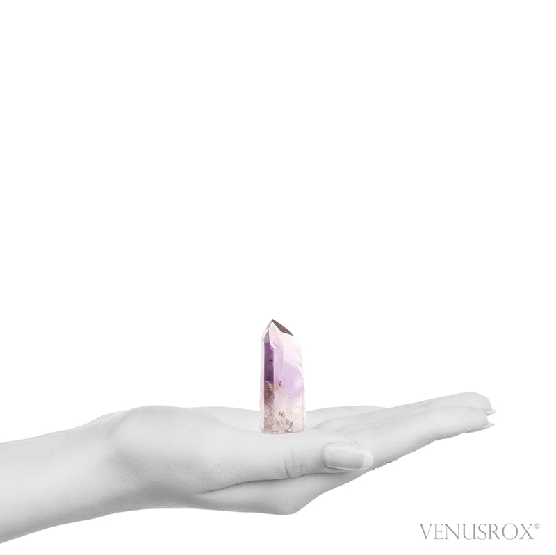Amethyst Phantom Polished Point from the Quixaba Mine, Bahia, Brazil | Venusrox