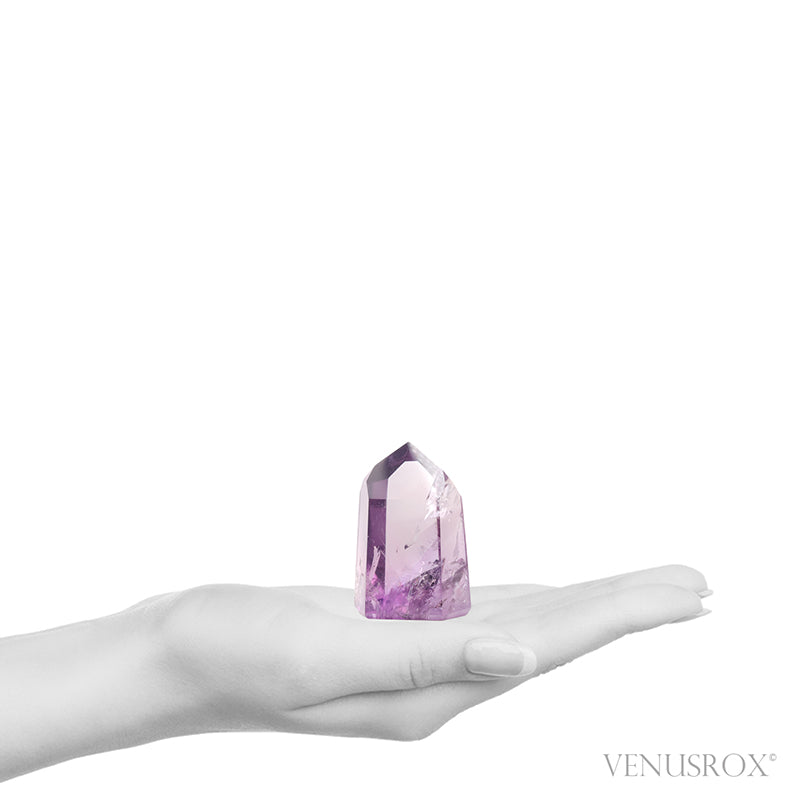 Amethyst Phantom Polished Point from the Quixaba Mine, Bahia, Brazil | Venusrox