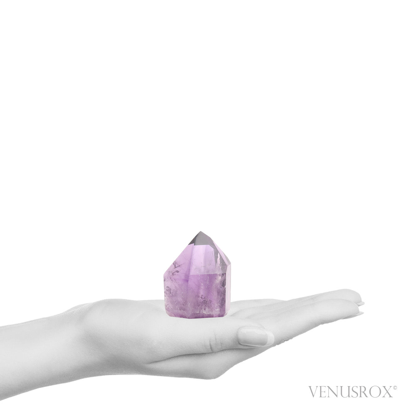 Amethyst Phantom Polished Point from Brazil | Venusrox