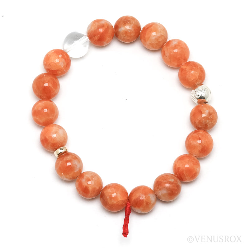 Orange Calcite Bead Bracelet from Brazil | Venusrox