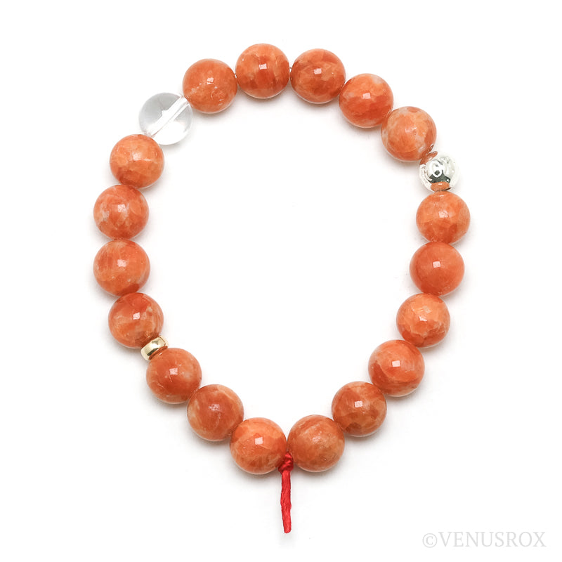 Orange Calcite Bead Bracelet from Brazil | Venusrox