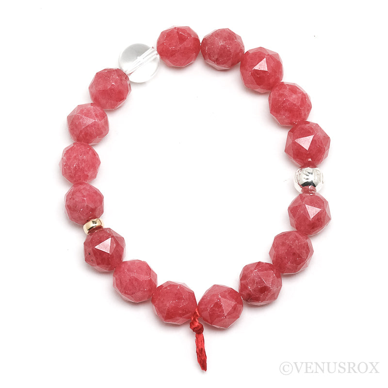 Rhodonite Bead Bracelet from Brazil | Venusrox