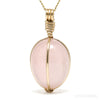 Star Rose Quartz Polished Crystal Pendant from Madagascar | Venusrox