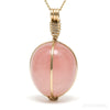 Star Rose Quartz Polished Crystal Pendant from Madagascar | Venusrox