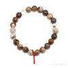 Petrified Wood Bead Bracelet from Indonesia | Venusrox