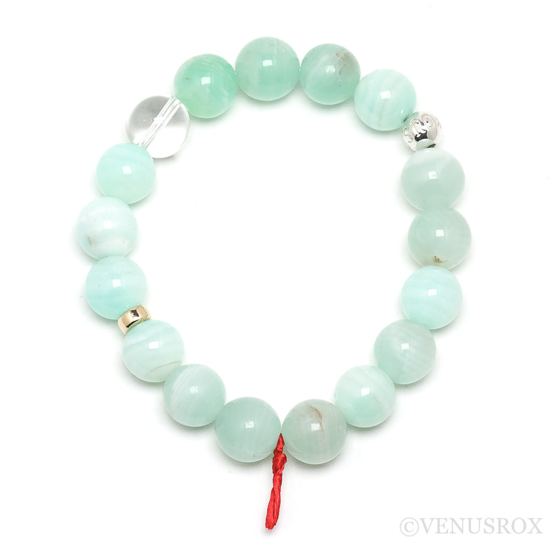 Green Calcite Bead Bracelet from Afghanistan | Venusrox