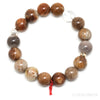 Petrified Wood Bead Bracelet from Indonesia | Venusrox