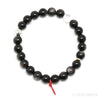 Silver Sheen Obsidian Bead Bracelet from Mexico | Venusrox