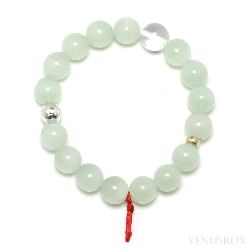 Green Calcite Bead Bracelet from Afghanistan | Venusrox