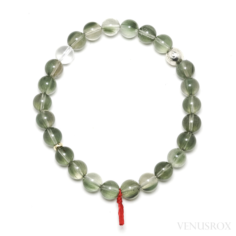 Actinolite in Quartz Bracelet from Brazil | Venusrox