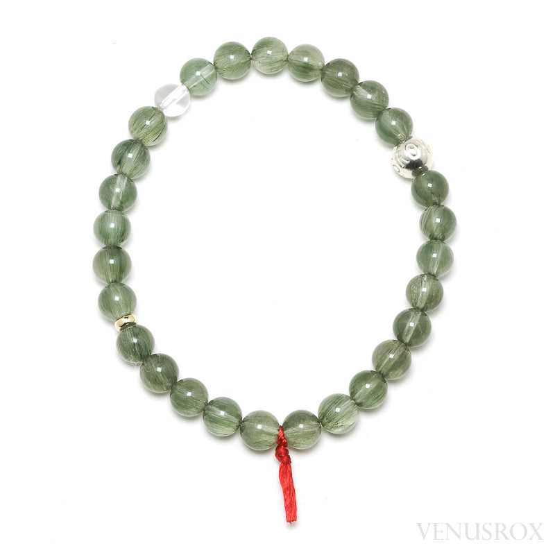 Actinolite in Quartz Bracelet from Brazil | Venusrox