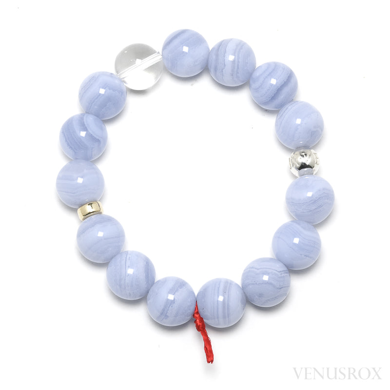 Blue Lace Agate Bracelet from Malawi | Venusrox