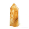 Golden Quartz Polished Point from Brazil | Venusrox