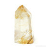 Golden Quartz Polished Point from Brazil | Venusrox