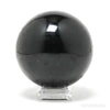 Black Tourmaline Polished Sphere from Madagascar | Venusrox