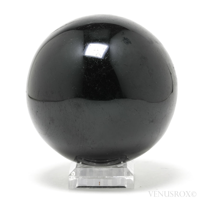 Black Tourmaline Polished Sphere from Madagascar | Venusrox