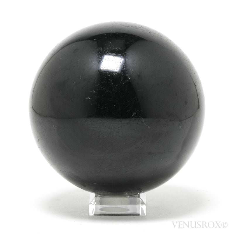 Black Tourmaline Polished Sphere from Madagascar | Venusrox