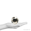 Brown Moonstone with Black Tourmaline & Feldspar Sphere from India | Venusrox