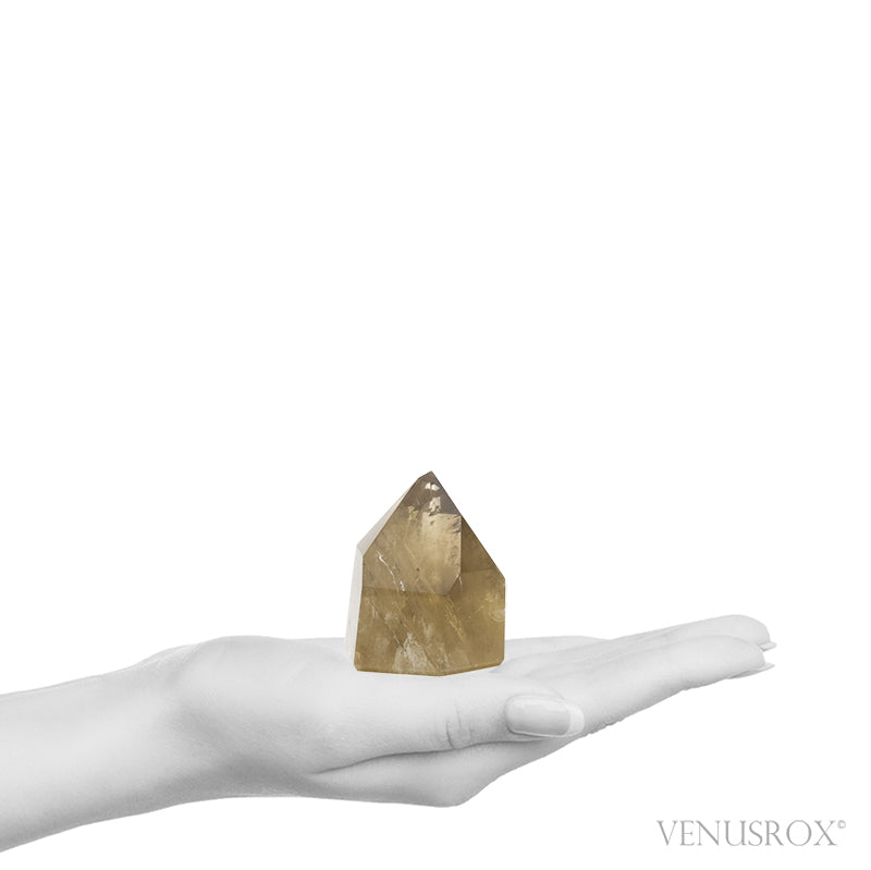 Natural Citrine Phantom Polished Point from Brazil | Venusrox