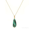 Malachite Polished Crystal Pendant from the Democratic Republic of Congo | Venusrox