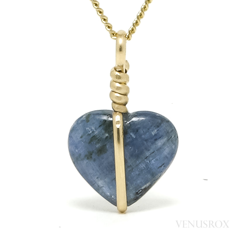 Blue Kyanite Polished Crystal Pendant from Nepal | Venusrox