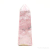 Rhodonite with Quartz Polished Point from Peru | Venusrox