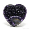 Amethyst with Agate Polished/Natural Heart from Uruguay | Venusrox