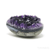 Amethyst with Agate Polished/Natural Heart from Uruguay | Venusrox