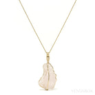 Pink Chalcedony Natural Crystal Pendant from Deming, Luna County, New Mexico, USA | Venusrox