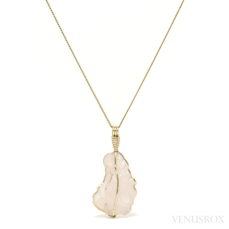 Pink Chalcedony Natural Crystal Pendant from Deming, Luna County, New Mexico, USA | Venusrox