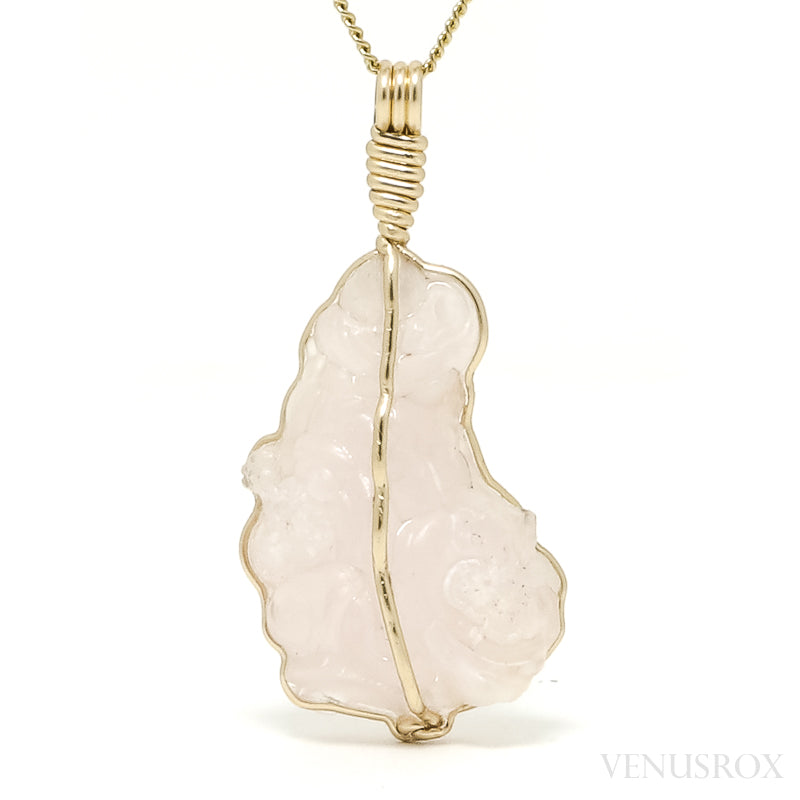 Pink Chalcedony Natural Crystal Pendant from Deming, Luna County, New Mexico, USA | Venusrox