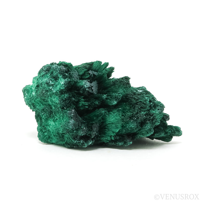 Fibrous Malachite Natural Crystal from the Luishia Mine, Katanga Province, Democratic Republic of Congo | Venusrox