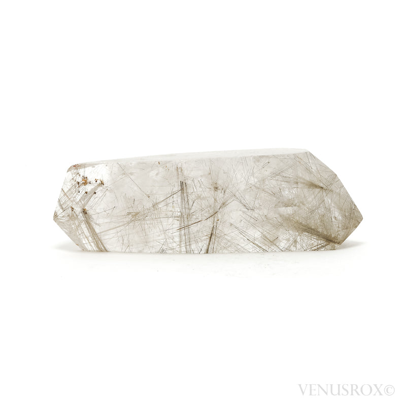 Silver Rutilated Quartz Polished Crystal from Brazil | Venusrox