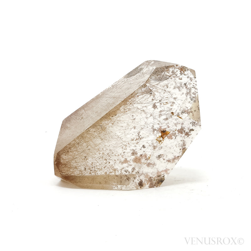 Rutilated Lodalite Quartz Polished Crystal from Brazil | Venusrox