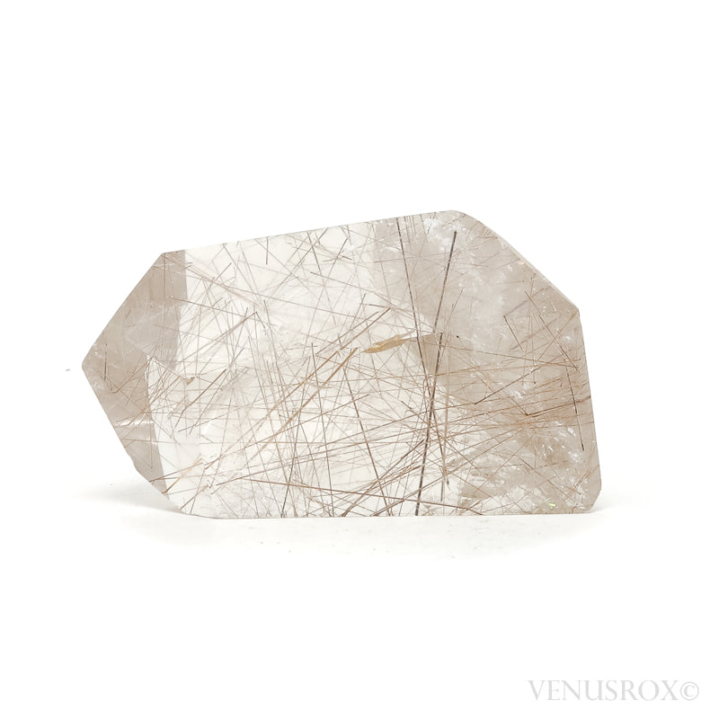 Red Rutilated Quartz Polished Crystal from Brazil | Venusrox