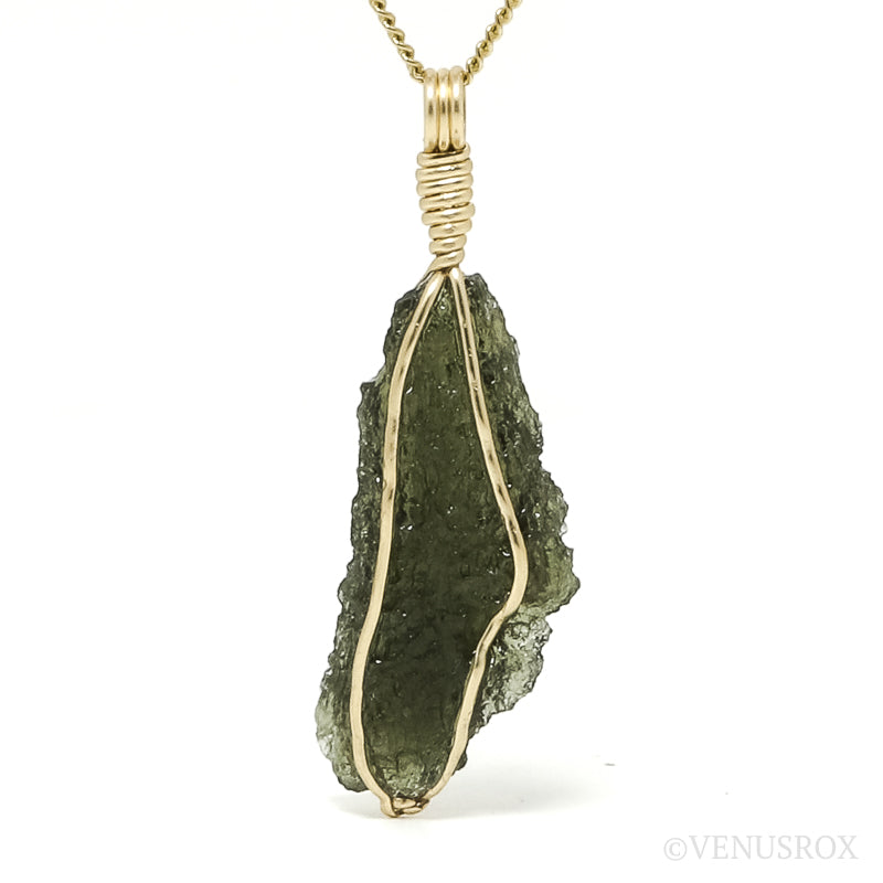 Moldavite Crystal Pendant from Chlum, Czech Republic | Venusrox