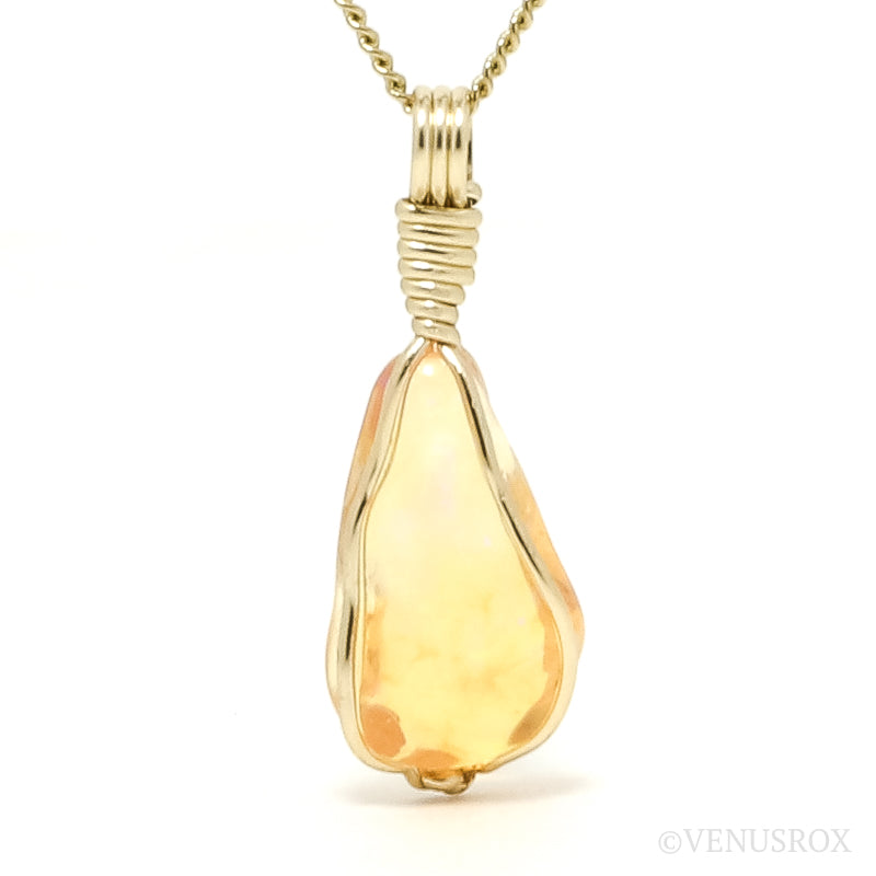 Fire Opal Crystal Pendant from Mexico | Venusrox