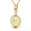 Natural Citrine Polished Sphere Pendant from Madagascar | Venusrox